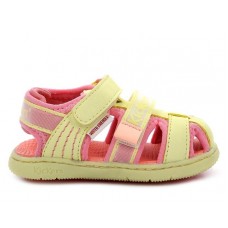 KICKERS KICKBEACHOU 960600-10-7 ΠΑΙΔΙΚΑ ΠΑΠΟΥΤΣΟΠΕΔΙΛΑ ΚΟΡΙΤΣΙ  ΚΙΤΡΙΝΑ